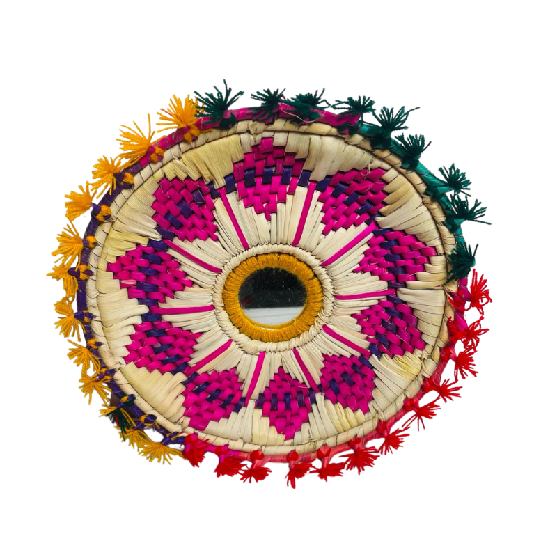 Handmade Sindhi handicraft Traditional Wall Decore Basket – Culture Colors