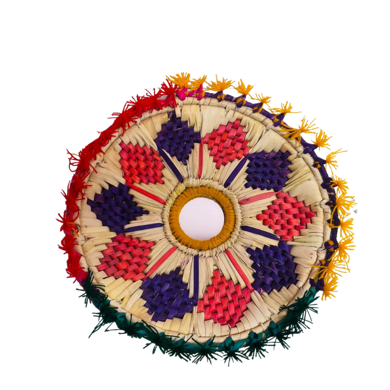 Handmade Sindhi handicraft Traditional Wall Decore Basket – Culture Colors