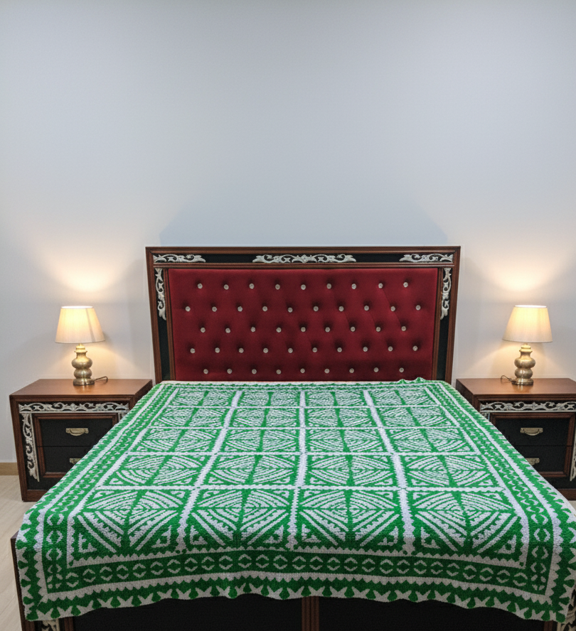 Heritage Applique Rilli Quilt-Green
