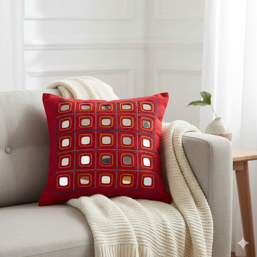 Heritage Mirror Cushion