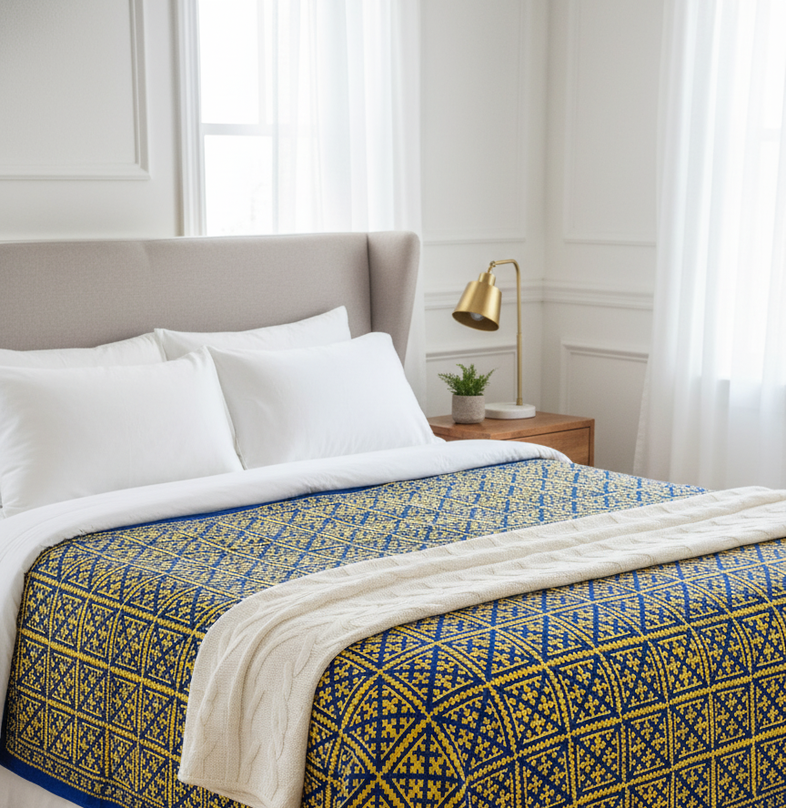 Yellow Applique Rilli